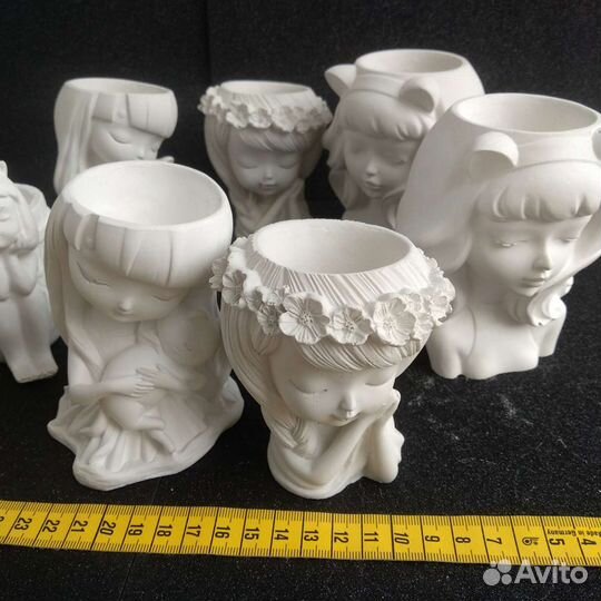 Кашпо для суккулентных. Девочки