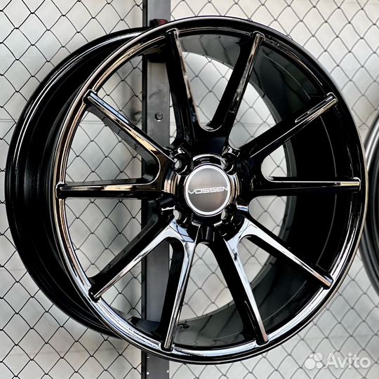 Диски Vossen VFS-1 R17 4x100 на Vesta/Rio/Solaris