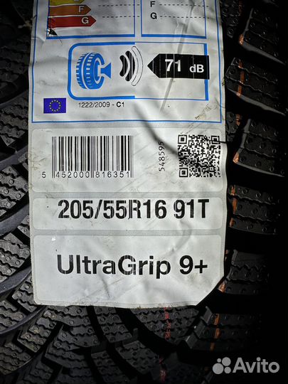 Goodyear UltraGrip 9+ 205/55 R16 91T
