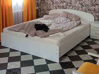 Кровать 2-спальная с матрасом Хлоя