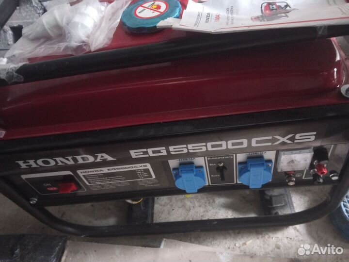 Генератор бензиновый honda eg 5500cxs