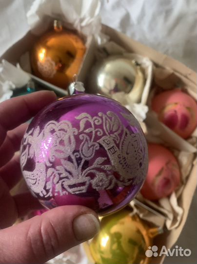 Елочные игрушки СССР