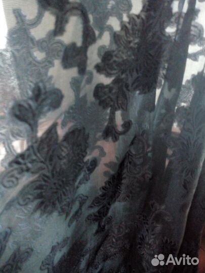 Отрез вискозы с шелковым набивным рисунком СССР