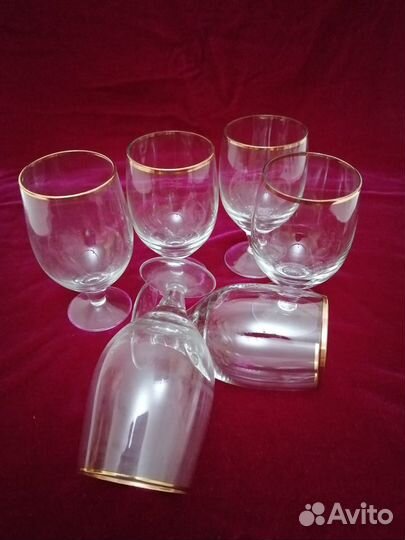 Фужеры тонкое стекло СССР(коньяк,ликер,вино)
