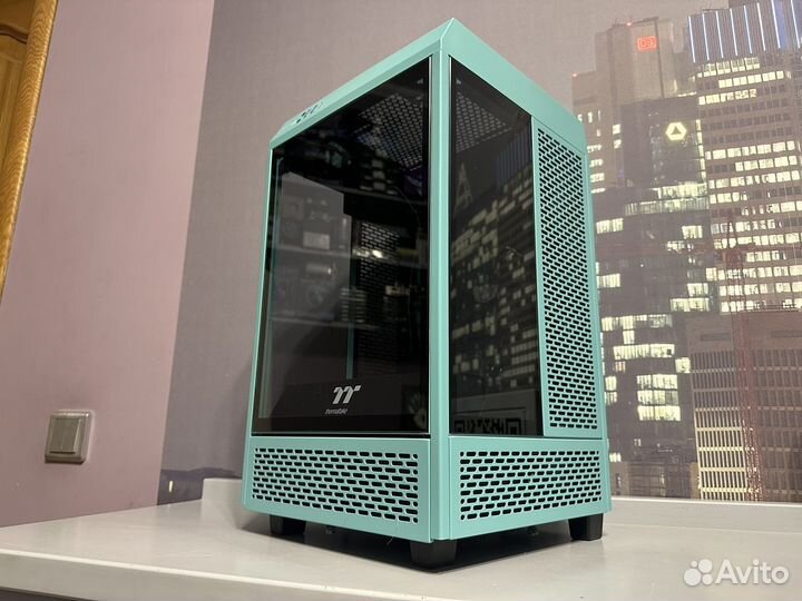 Корпус Thermaltake The Tower 100 Turquoise