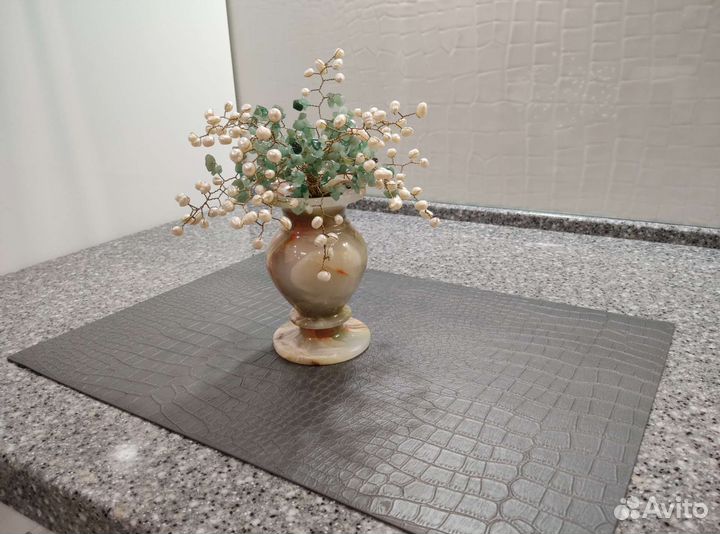 Жемчужная свадьба букет жемчуг ваза оникс