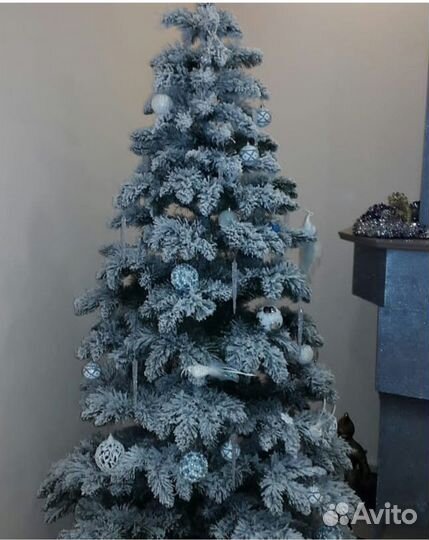 Ёлка новогодняя снежная 180см