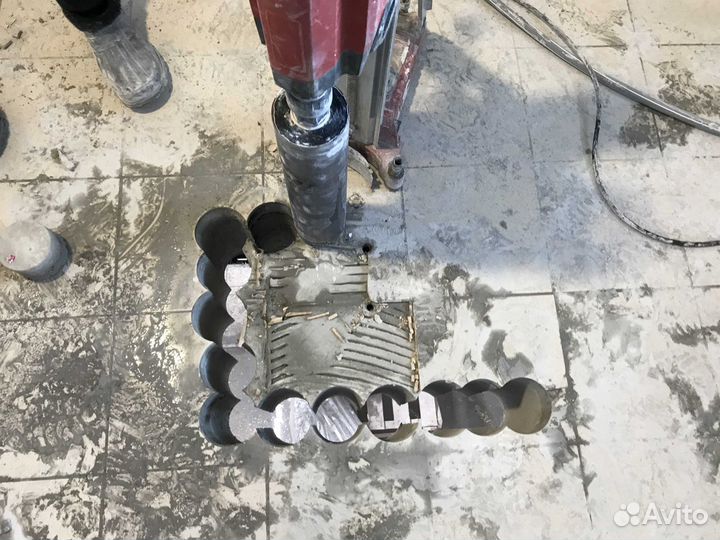 Алмазное бурение и резка бетона, кирпича. Демонтаж