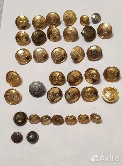 Пуговицы времён СССР