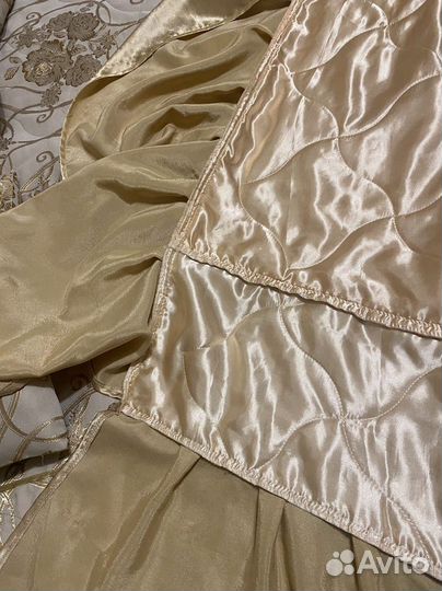 Комплект для спальни шторы и покрывало