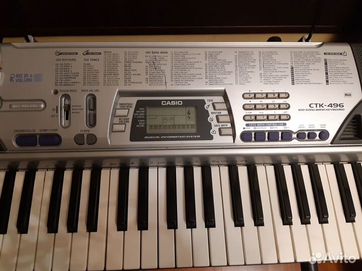 Синтезатор casio ctk - 496