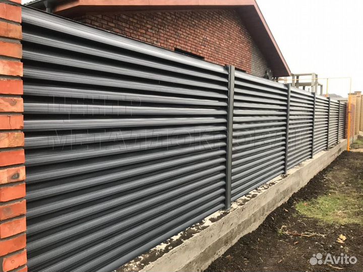 Забор жалюзи