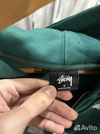 Zip худи stussy оригинал