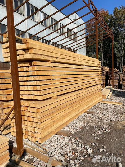 Брус обрезной 100х200х6000мм от производителя