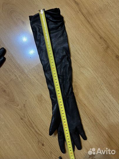 Перчатки женские натуральная кожа, размер 7