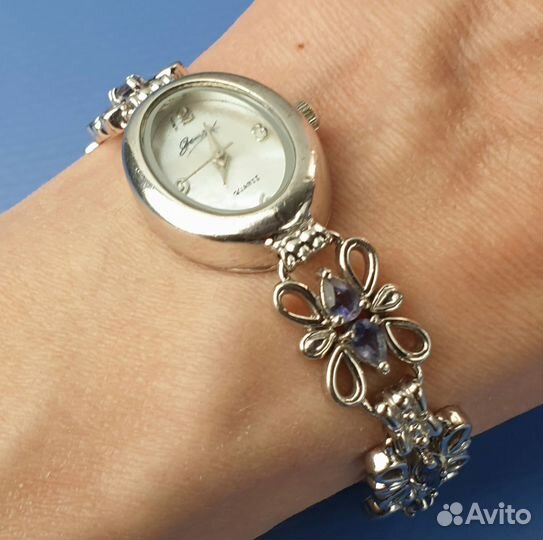 Часы винтажные Gems серебро 925 пр. Англия