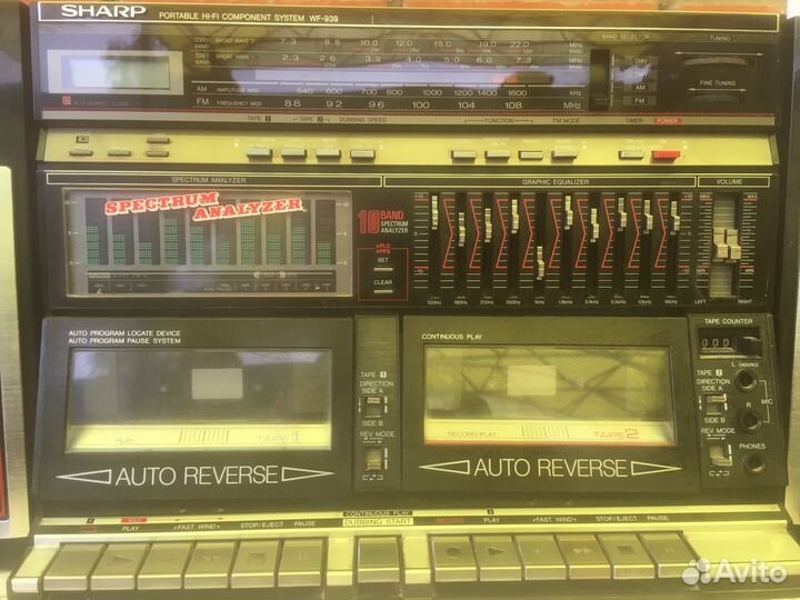Магнитофон sharp 939
