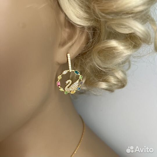 Swarovski Swan Rainbow редкий комплект