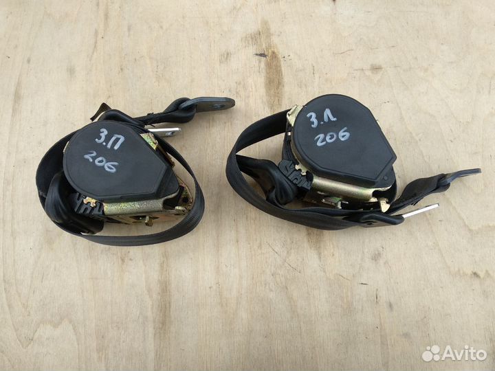 Ремень безопасности задний Пежо 206