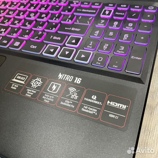 Игровой ноутбук Acer Nitro 16 Новый (i7+ RTX 4050)