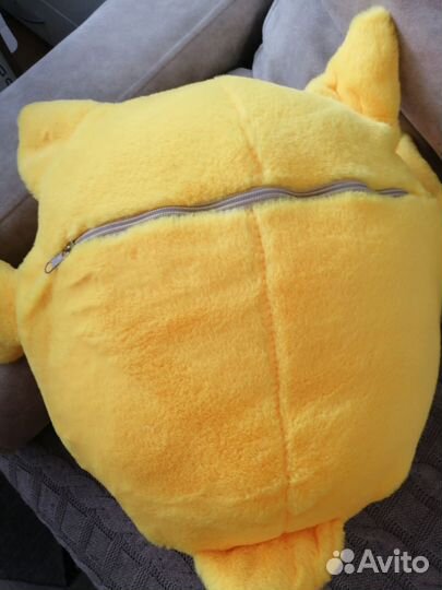 Мягкая игрушка-подушка сова с пледом,антистресс