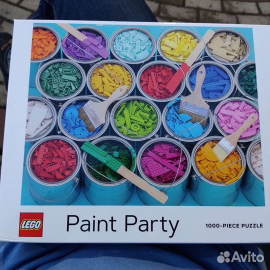 Lego Paint Party паззл 1000 деталей краска