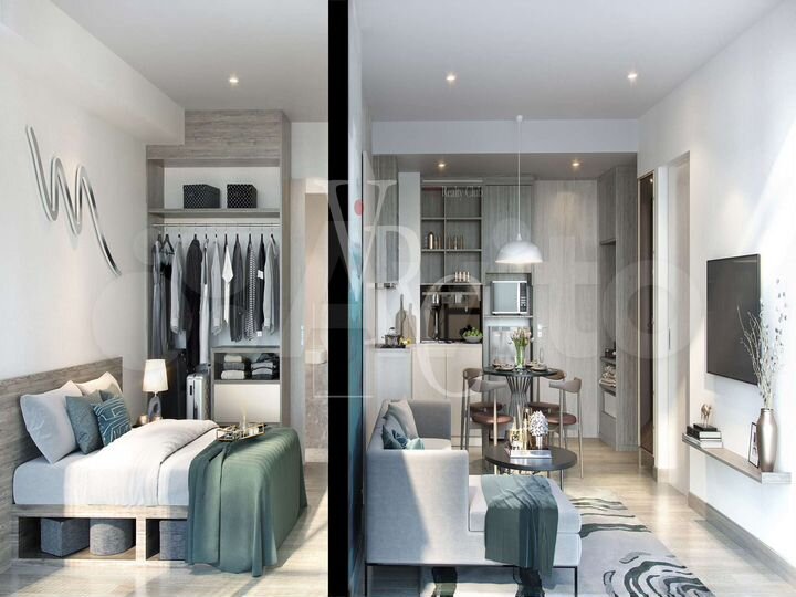 2-к. квартира, 46 м² (Таиланд)