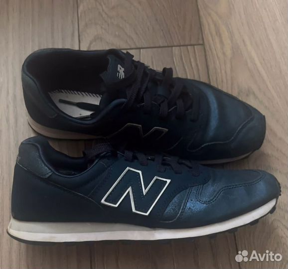 Кроссовки синие new balance, размер 39