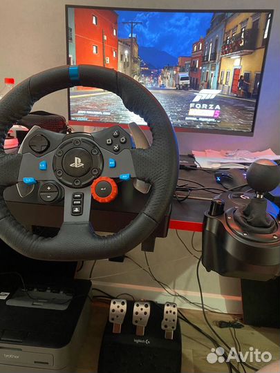 Руль logitech g29 + shifter