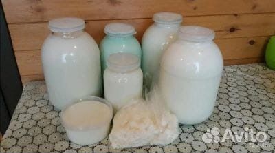 Молочная продукция из деревни