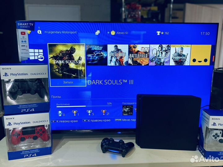 Sony PS4 slim 1tb +400 Игр