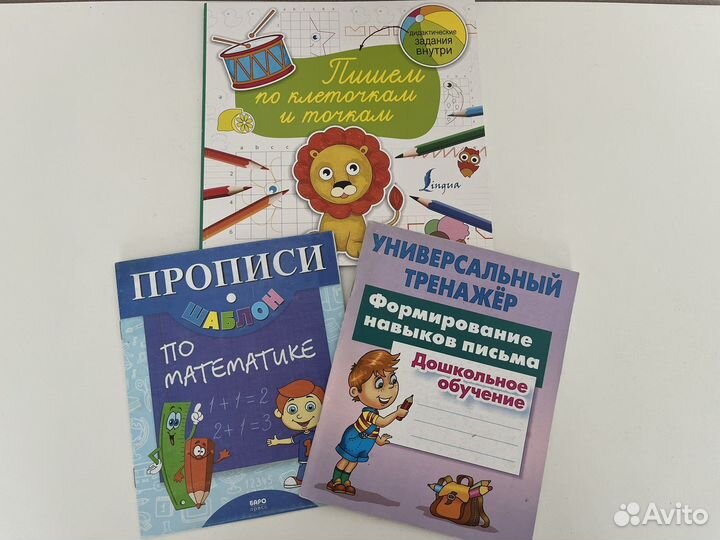 Книги и тетради для подготовки к школе