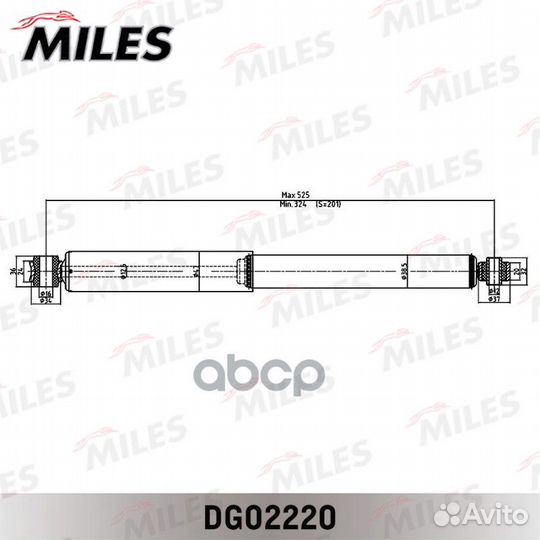Амортизатор задний (toyota town ACE noah/lite ACE