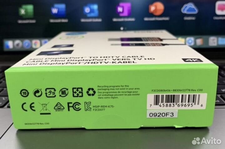 Mini DisplayPort to hdtv cable