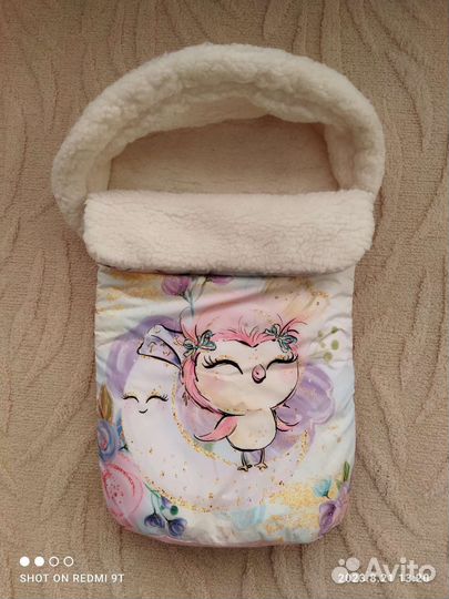 Зимний конверт в коляску