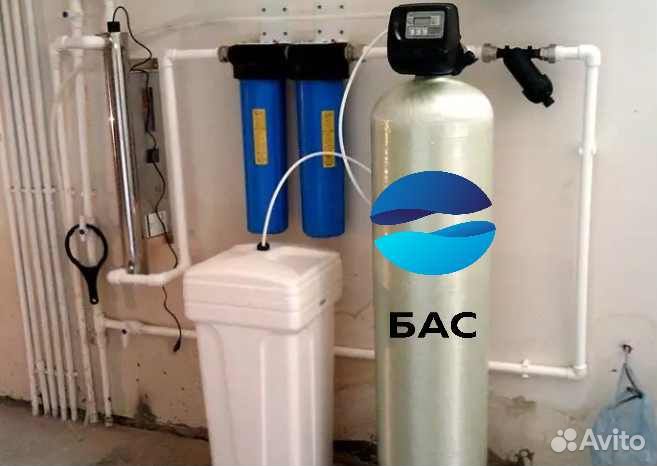 Очистка воды из скважины для коттеджа умягчения