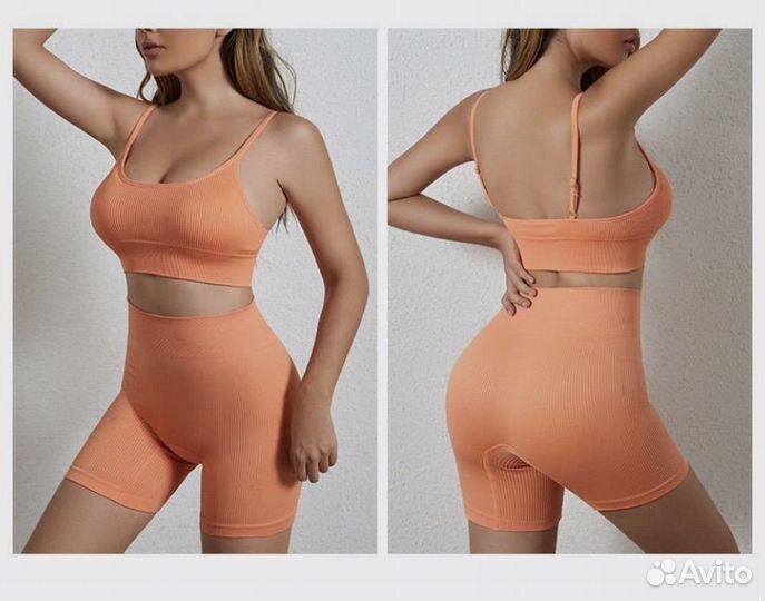 Спортивный фитнес костюм женский