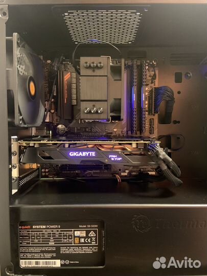 Игровой пк Ryzen 5 2600/RX590-8Gb/Озу 16Gb/SSD240