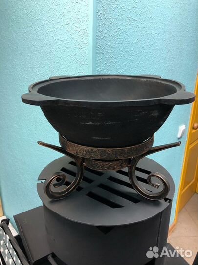 Подставка под садж (казан) кованая