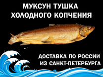 Рыба Муксун холодного копчения с производства
