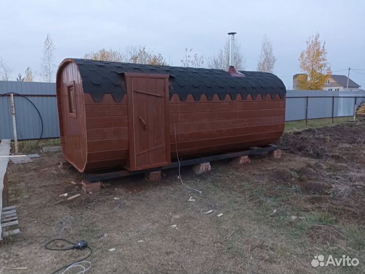 Баня-бочка с доставкой