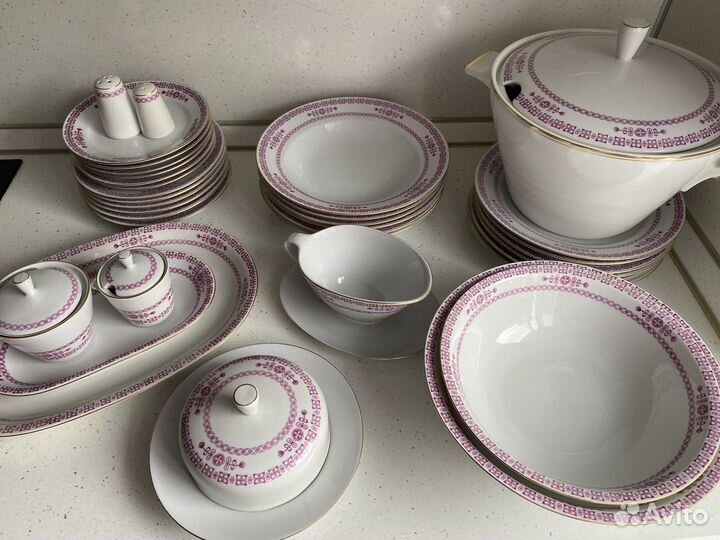 Сервиз столовый Kahla Германия фарфор 34 предмета