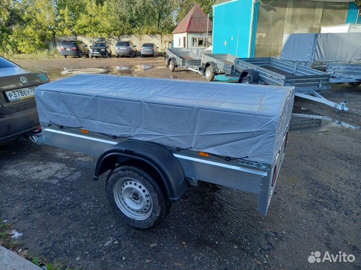 Автоприцеп оцинкованный 2050*1100 мм. Г/П 616 кг