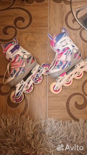 Роликовые коньки детские раздвижные
