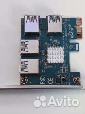 Расширитель на 4 райзера с одного PCI-E