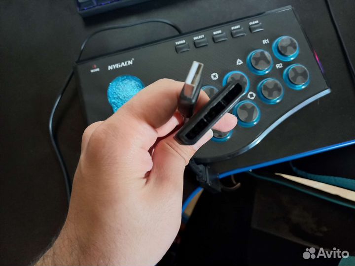 Nygacn игровой аркадный джойстик. PS2/PS3/PC