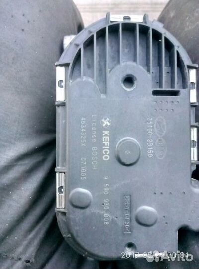 Дроссельная Заслонка Киа рио 2013
