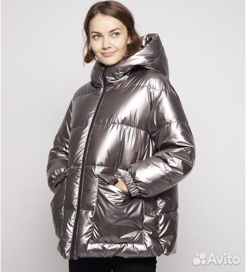 Куртка зимняя oversize размер s