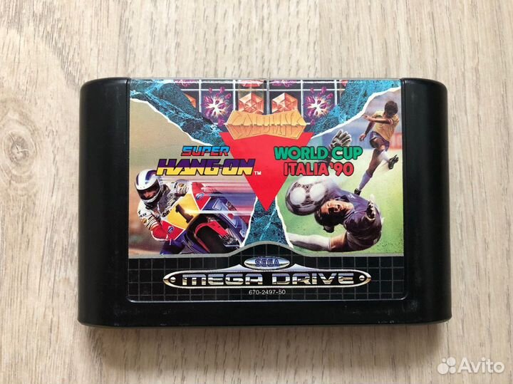 Лицензионные картриджи Sega Mega Drive (голыши)