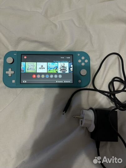 Nintendo switch lite с играми